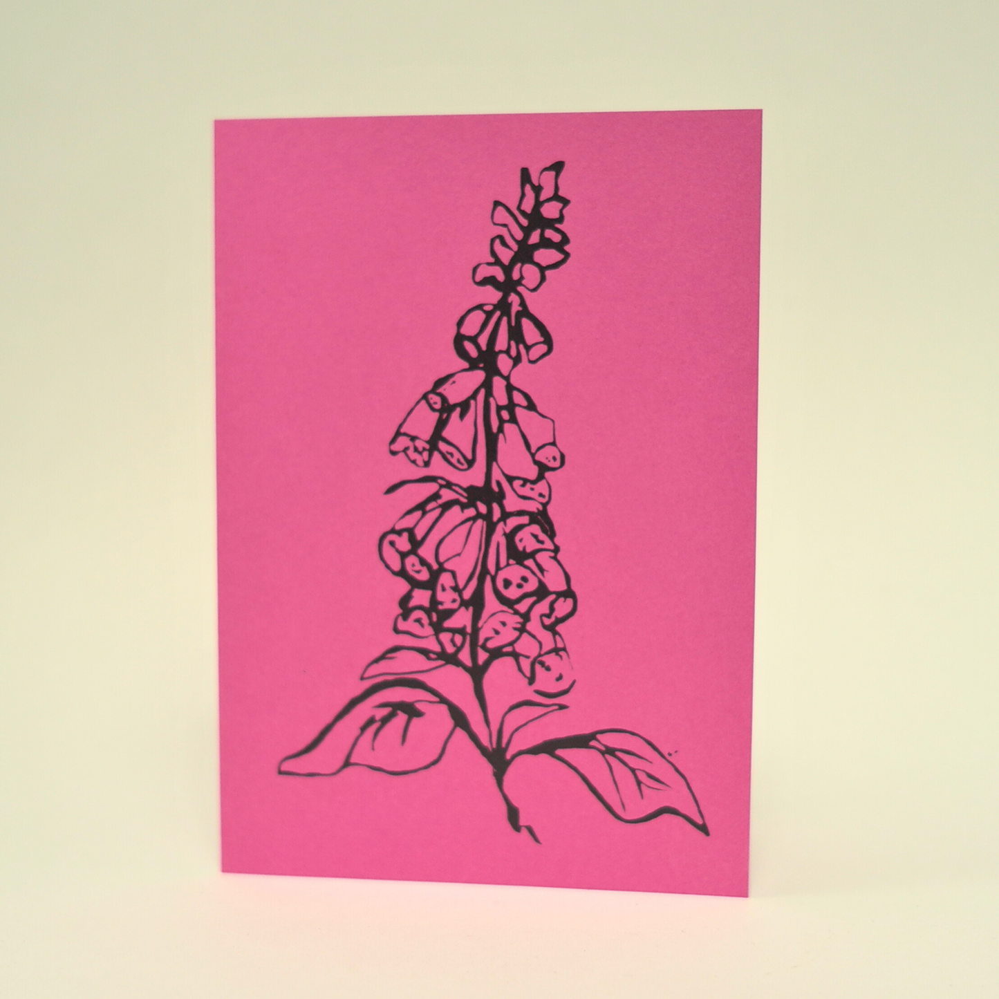 Botanical Greeting Card - Foxglove - Atelier Auge