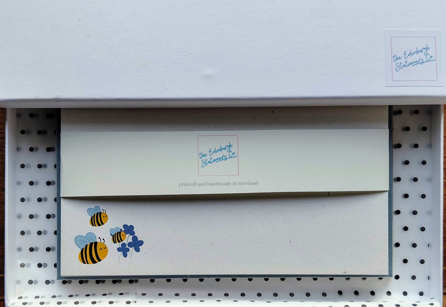 Bumblebee and Wildflower Flat Cards - Pack of 12