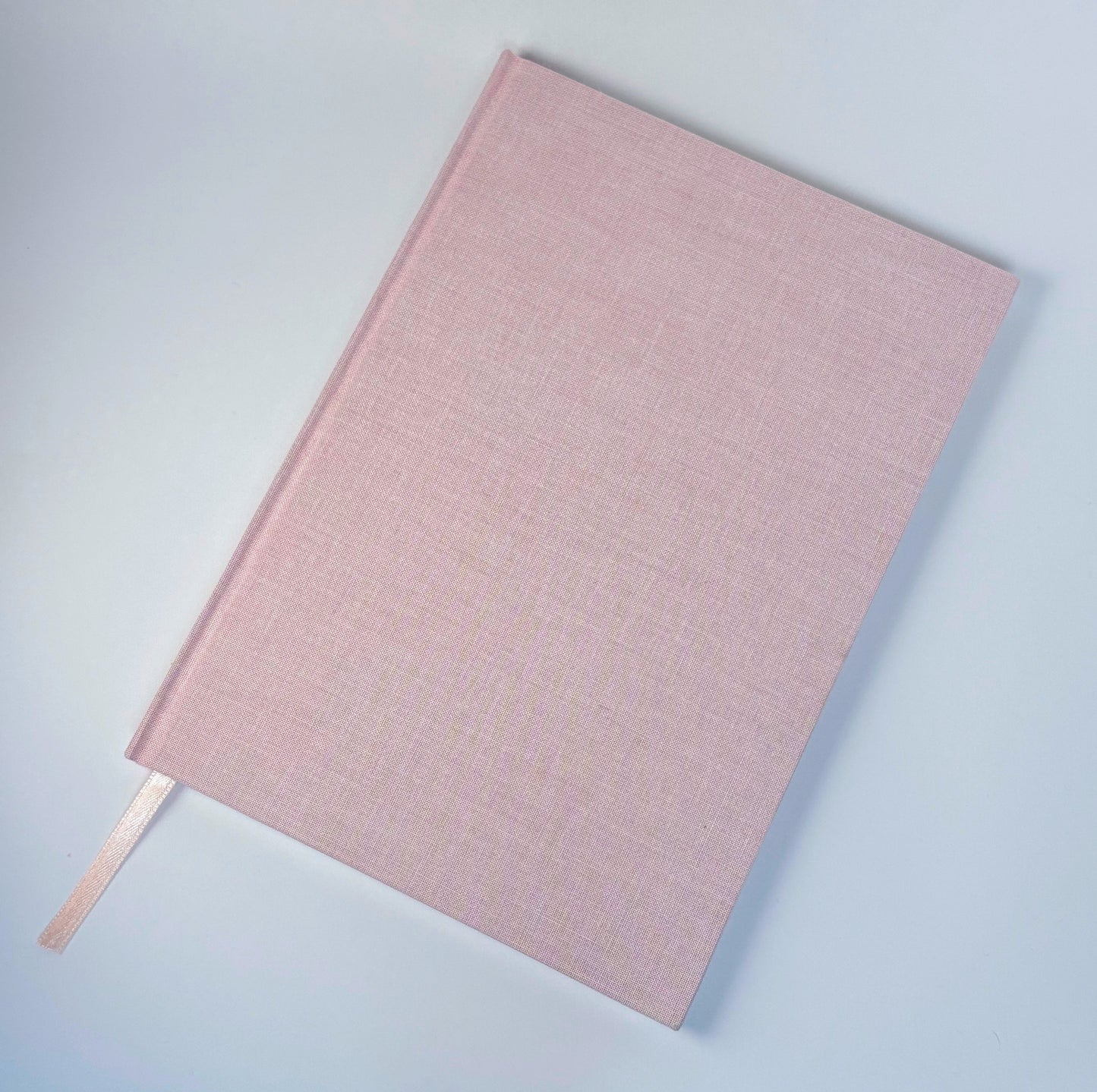A5 Linen Notebook - Ballet Pink