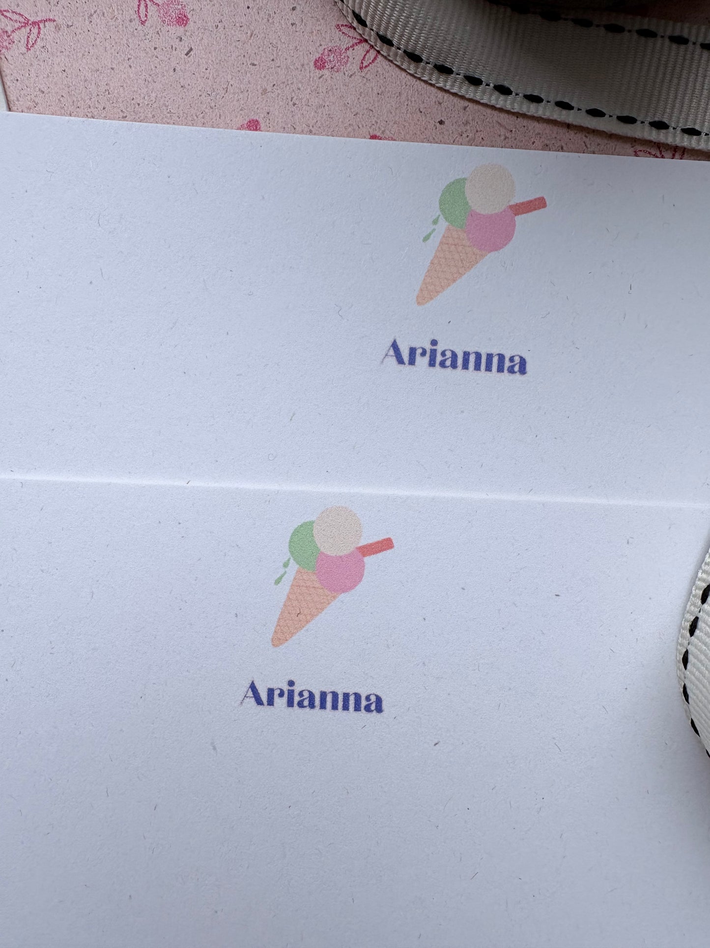 Ice Cream Note Cards - Pack of 12