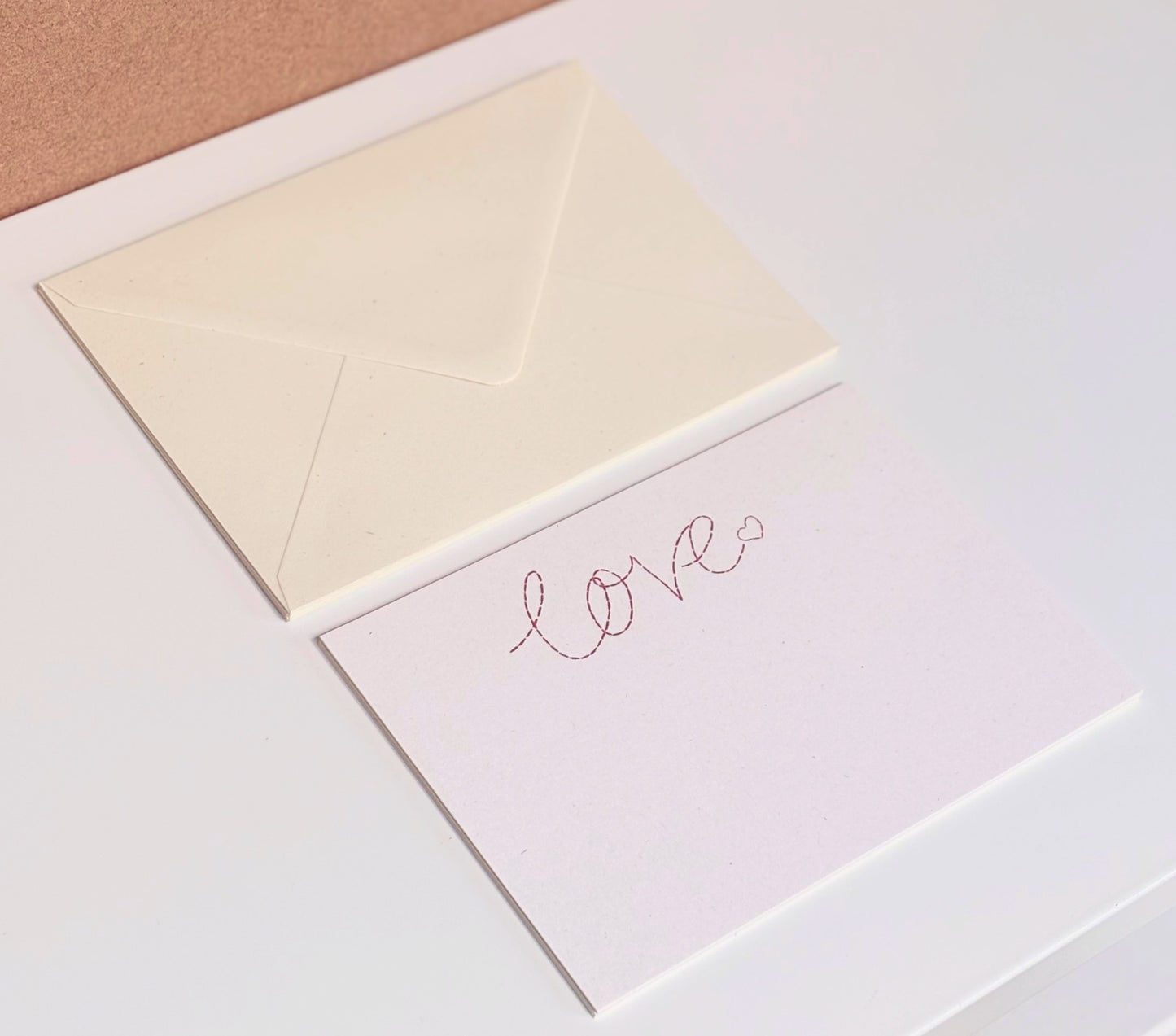 'LOVE' Flat Cards - Pack of 5
