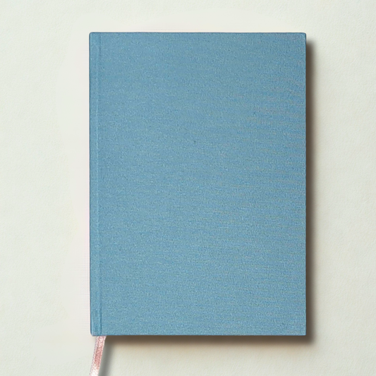 A5 Linen Notebook - Sky Blue