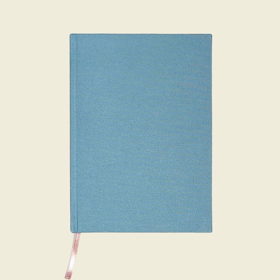 A5 Linen Notebook - Sky Blue