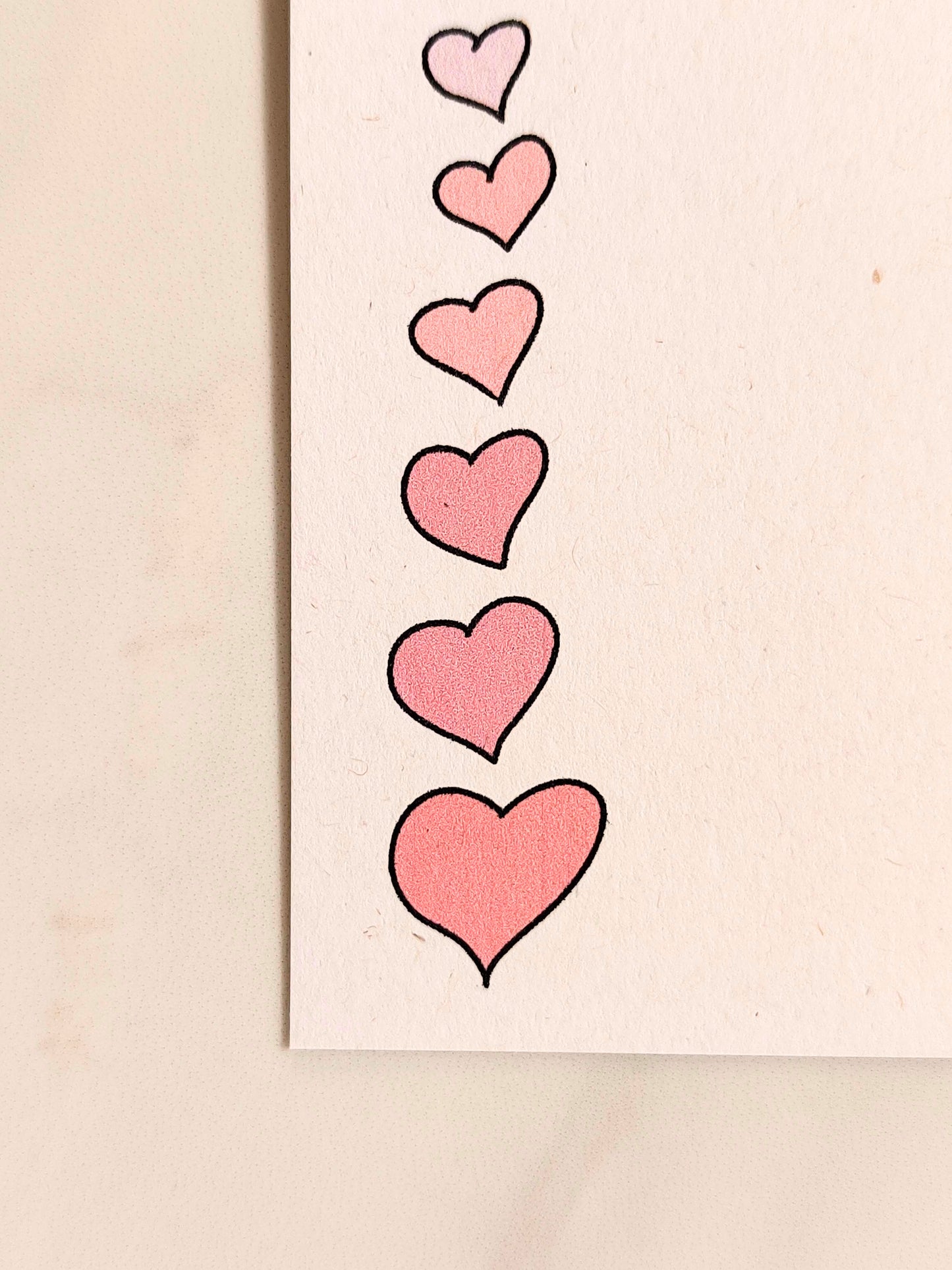 Waterfall Hearts - Pack of 5