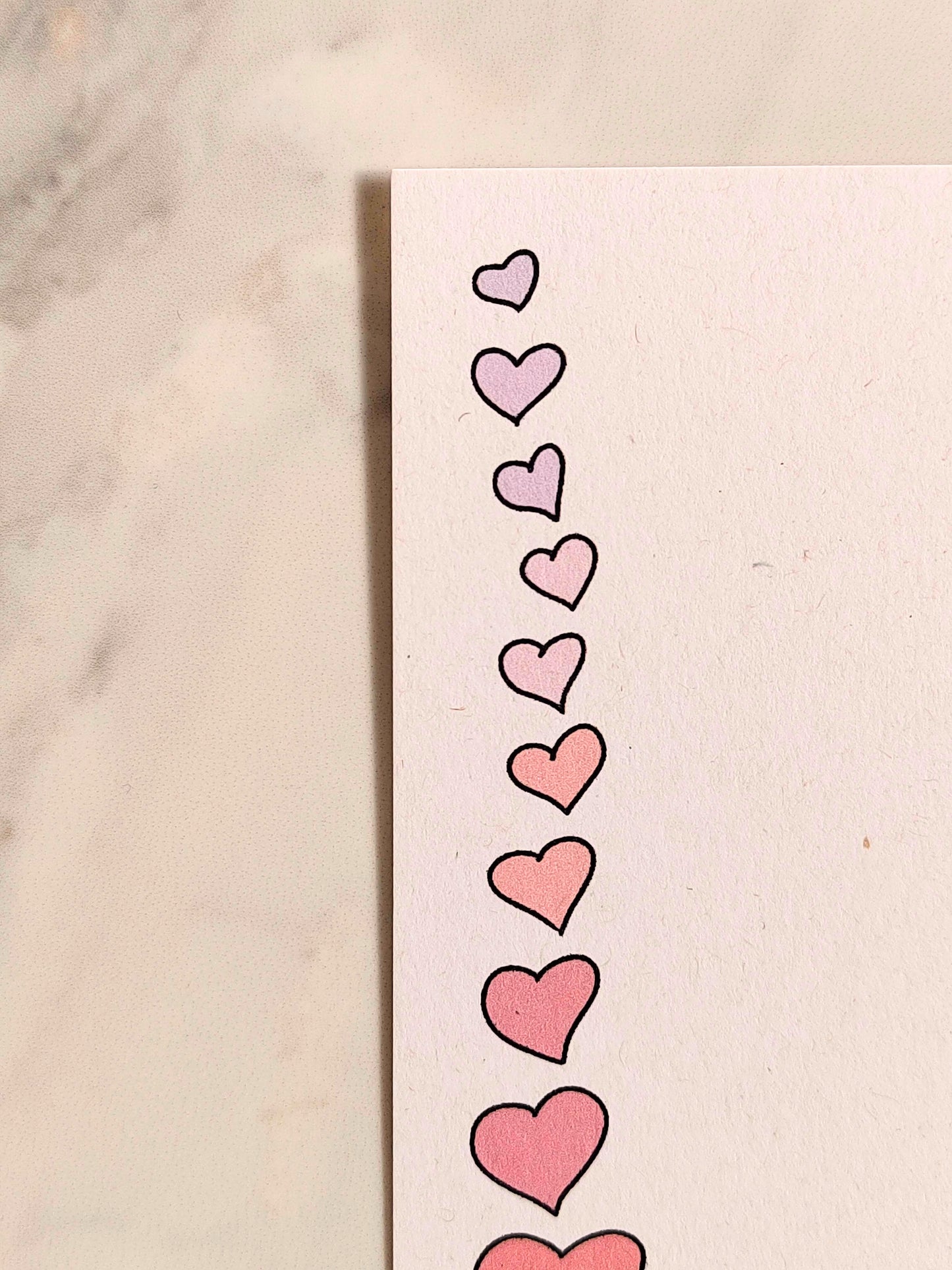 Waterfall Hearts - Pack of 5